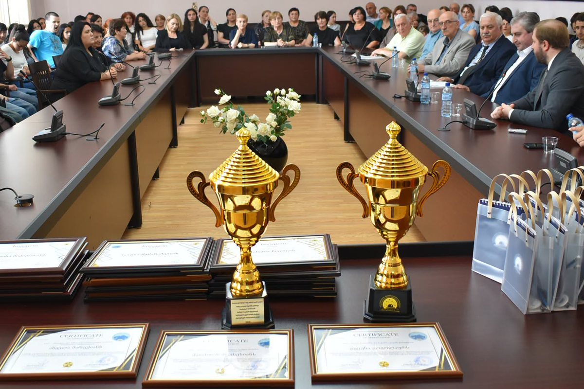 სამცხე-ჯავახეთის მათემატიკის ოლიმპიადის გამარჯვებულების დაჯილდოვება